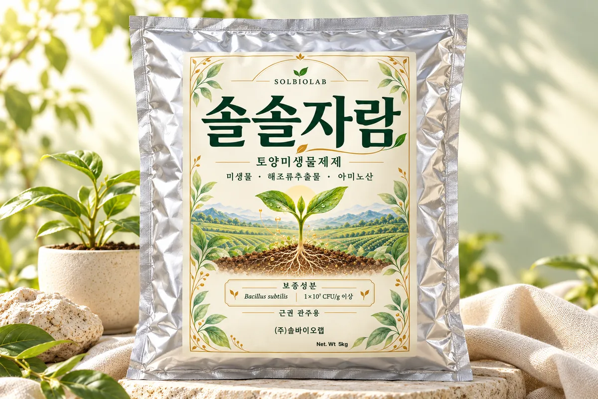 솔솔자람 5kg 사방 열접착 봉투 제품 사진